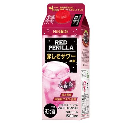 キング醸造（株） ＨｉＮＯＤＥ赤しそサワーの素５００ｍｌパック