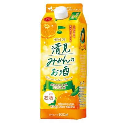キング醸造（株） ＨｉＮＯＤＥ清見みかんのお酒９００ｍｌパック