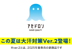 この夏は大汗対策Ver.2登場！※ver.2とは、2025年春発売の新商品です